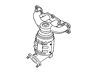 Hyundai 28510-2G375 Exhaust Manifold Catalytic Assembly