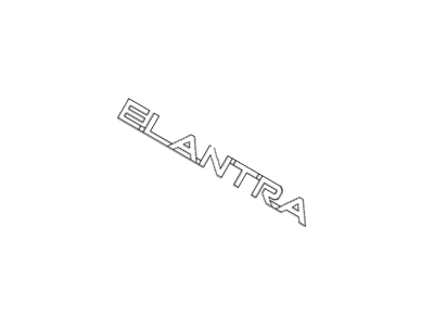 Hyundai 86315-2D000 Elantra Emblem