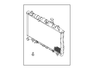 Hyundai Elantra Radiator - 25310-2D110