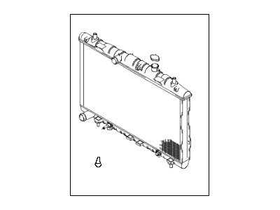 Hyundai 25310-2D100 Radiator Assembly