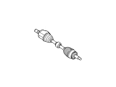 2012 Hyundai Veracruz Axle Shaft - 49500-3J000