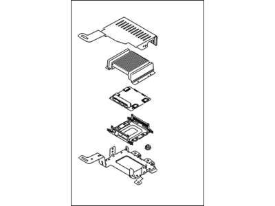 Hyundai 96372-2V081 Bracket-Ext Amp