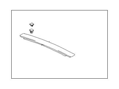 Hyundai 97313-39001-ZK Cover-Defroster Nozzle,LH