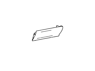 Hyundai 84760-23500-MB Crash Pad Assembly-Side Lower,RH