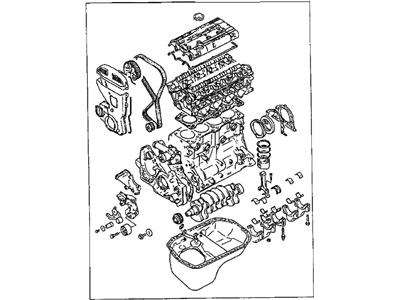 Hyundai 21101-33B00 Engine Assembly-Sub