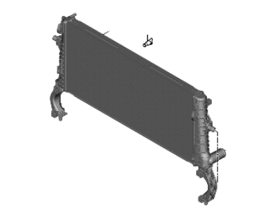 Hyundai Veloster N Radiator - 25310-K9500