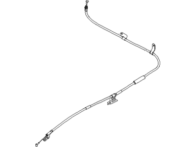 Hyundai Azera Parking Brake Cable - 59750-3L000