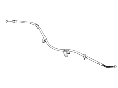 Hyundai 59760-25200 Cable Assembly-Park Brake,LH