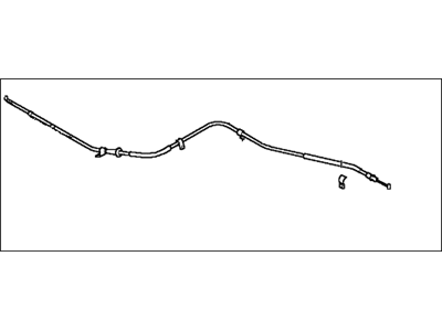 2000 Hyundai XG300 Parking Brake Cable - 59760-39500