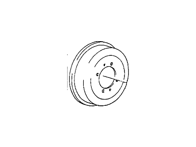 Hyundai Brake Drum - 58411-33001