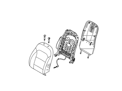 Hyundai 88400-F3010-XFN Back Assembly-FR Seat,RH