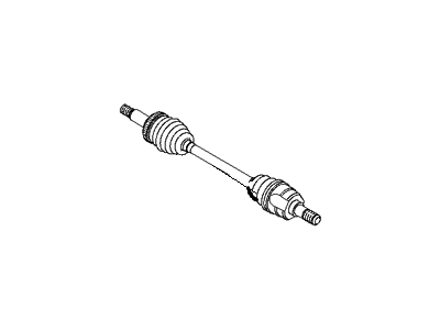 2010 Hyundai Tucson Axle Shaft - 49601-2S000