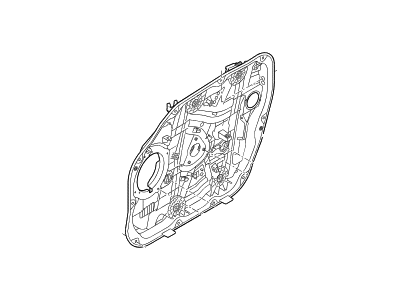 Hyundai 82481-D3011 Front Right-Hand Door Module Panel Assembly