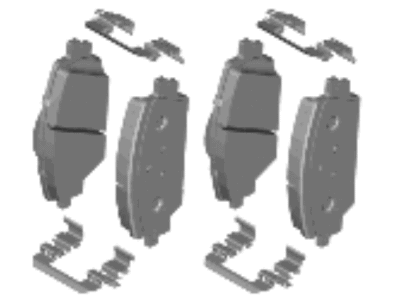 2023 Hyundai Santa Fe Hybrid Brake Pad Set - 58101-P2A01