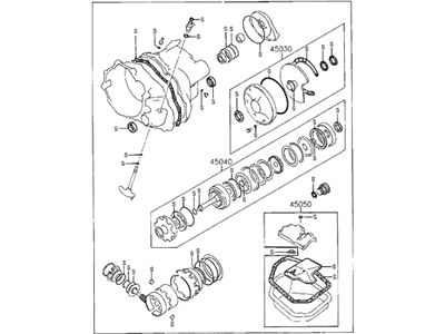 1994 Hyundai Elantra Automatic Transmission Overhaul Kit - 45010-36A02