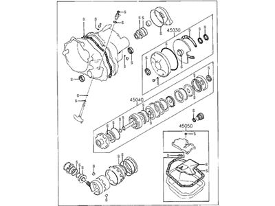 1991 Hyundai Elantra Automatic Transmission Overhaul Kit - 45010-36A02