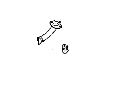 1992 Hyundai Sonata Exhaust Pipe - 28650-33250