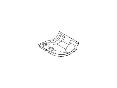 Hyundai 89140-2D501 Mat Assembly-Rear Seat Cushion,LH