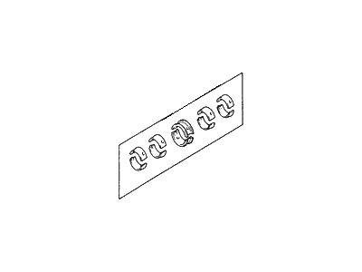 Hyundai 21020-26901 Bearing Set-Crank Shaft