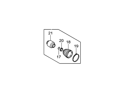 Hyundai 49597-2V4A0 Damper Kit-Front Axle Dynamic,RH