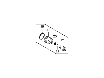 Hyundai 49597-2V3A5 Damper Kit-Front Axle Dynamic,LH