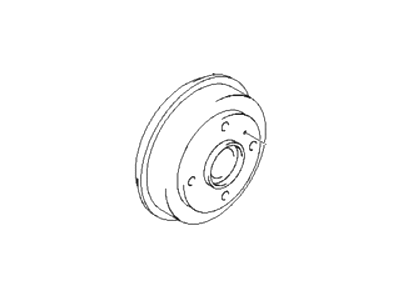 Hyundai Accent Brake Drum - 58411-25201