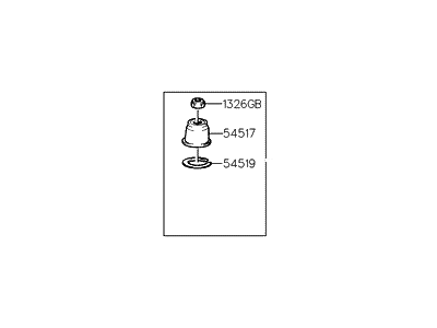 1995 Hyundai Elantra Ball Joint - 54503-22A00