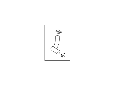 Hyundai Elantra Radiator Hose - 25414-F2400