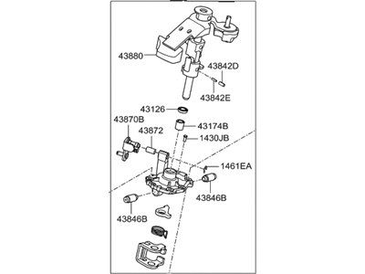 Hyundai 43800-26050 Shaft Complete-Control