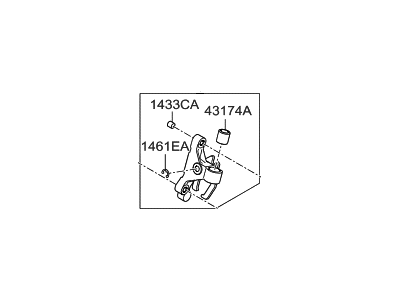 Hyundai 43850-26003 Lever Assembly-Reverse Shift