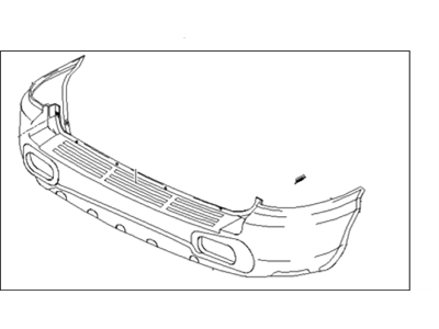 2003 Hyundai Santa Fe Bumper - 86610-26800