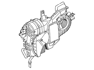 Hyundai 97900-B8000 Rear Heater & Air Conditioning Unit