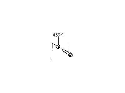 Hyundai 43318-34000 Bolt-Reverse Idler