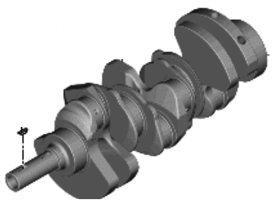 Hyundai Genesis G80 Crankshaft - 643G6-3NA00