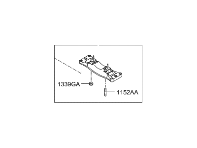 Hyundai 21830-B1150 Transaxle Mounting Bracket Assembly