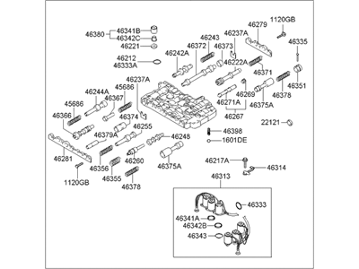 Hyundai Accent Valve Body - 46210-22711