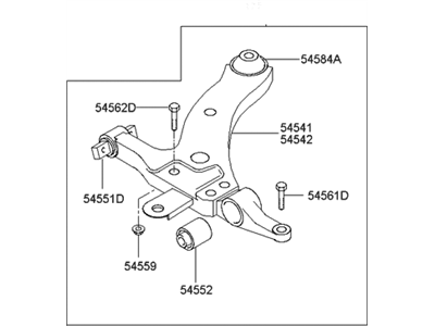 Hyundai 54500-38011