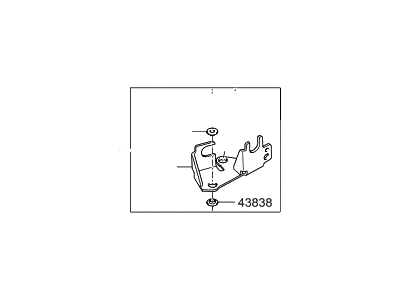 Hyundai 43920-24340 Bracket Assembly-Shift Control Cable