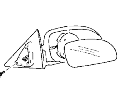 Hyundai Tiburon Car Mirror - 87606-27700