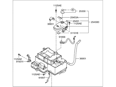 Hyundai 36600-3D122 HPCU Reservoir Module