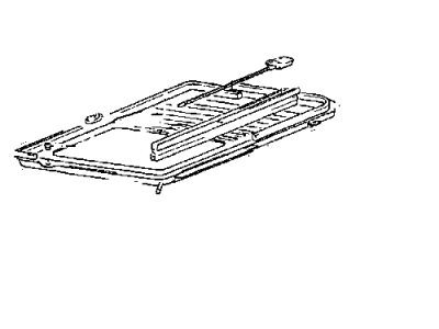 1992 Hyundai Elantra Weather Strip - 81623-28000