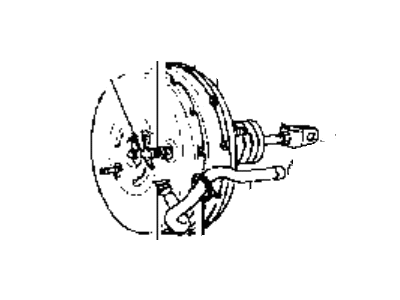 1989 Hyundai Sonata Brake Booster - 59110-33201