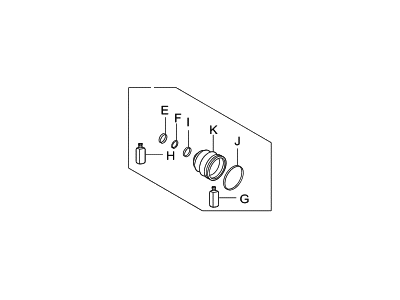 Hyundai 49594-3J600 Boot Kit-Rear Axle Wheel Side