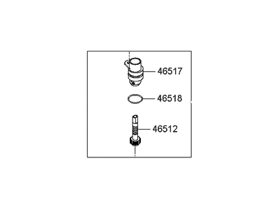 2008 Hyundai Entourage Vehicle Speed Sensors - 46510-39600