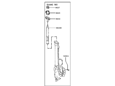 1990 Hyundai Sonata Antenna - 96250-33002