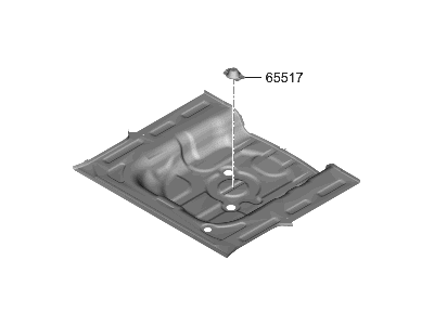 Hyundai Elantra N Floor Pan - 65513-AA031