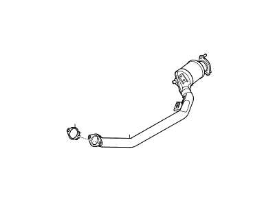 2018 Hyundai Genesis G80 Exhaust Pipe - 28600-D2120
