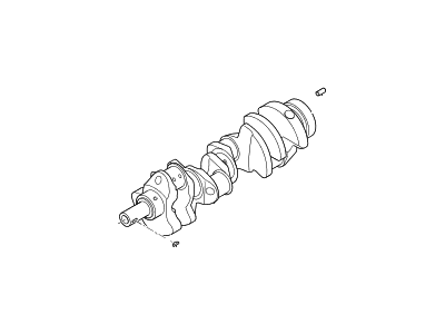 Hyundai Genesis G80 Crankshaft - 23110-3FAB0