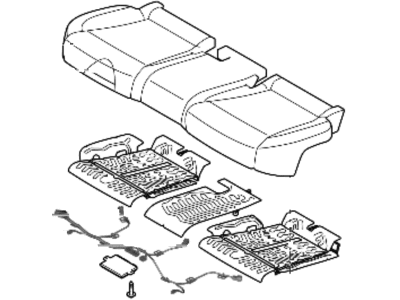 Hyundai Genesis Electrified GV70 Seat Cushion - 89100-IT000-E2C