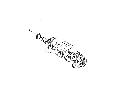 2020 Hyundai Elantra Crankshaft - 23110-2B710